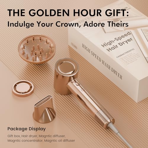 PRITECH High-Speed Ionic Hair Dryer with Diffuser, 1500W Brushless Motor, 200M Negative Ions & Hair Oil-Infused Blowout, 5X Fast Drying Low Noise Lightweight Styler for Travel Home Salon Use - Image 7