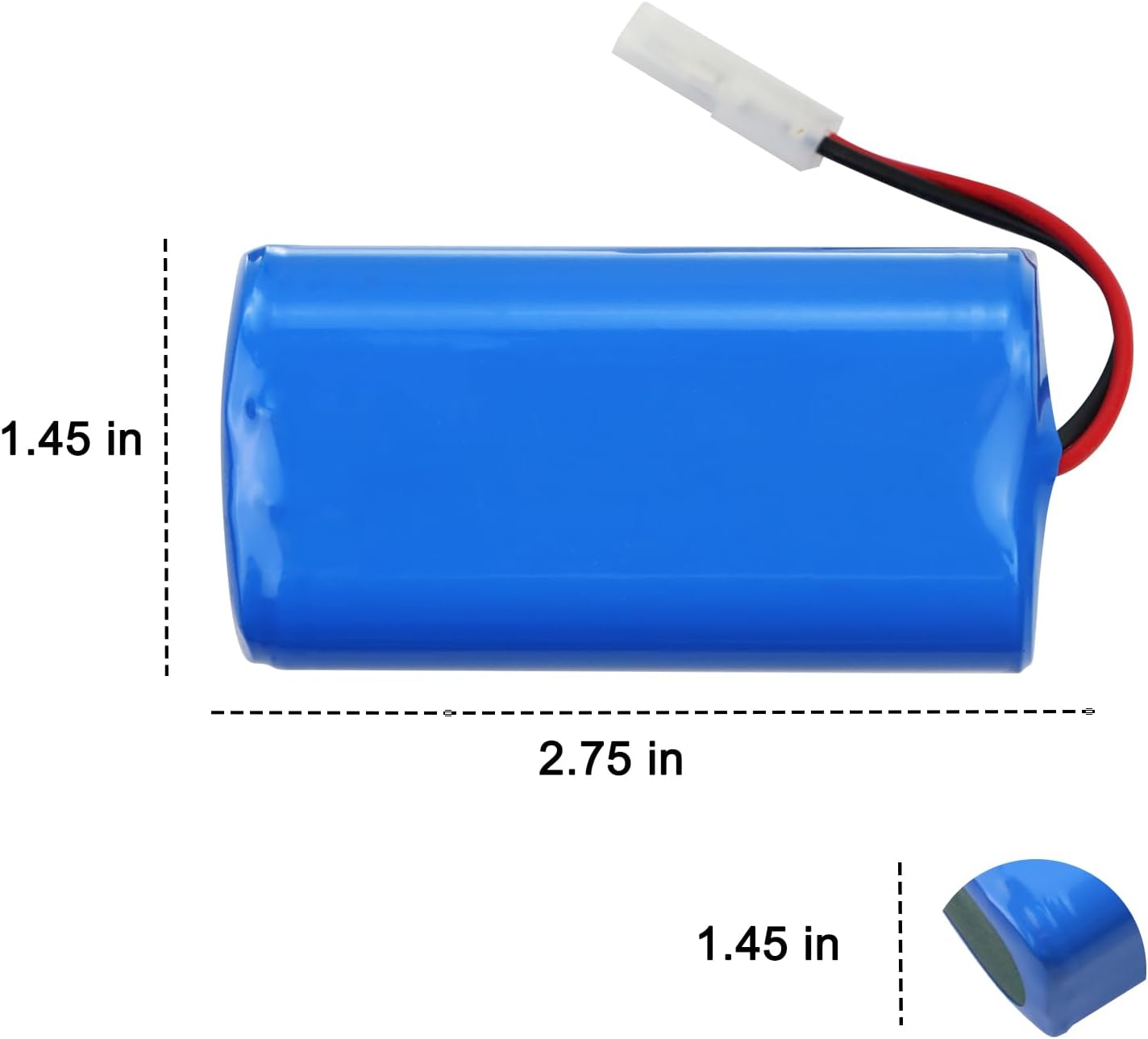 MULS 2600mAh 14.4V Vacuum Battery Replacement for Kealive I6 Robot Vacuum Cleaner with Tools