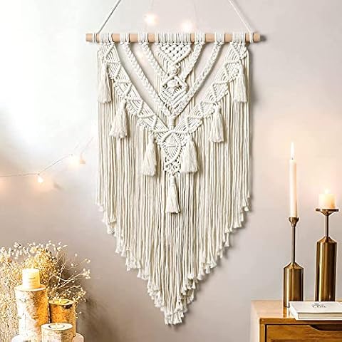 Dremisland Handmade Macrame Wall Hanging Tapestry Cover