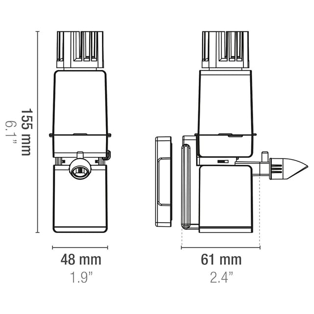 Foto 3 de 6 de Sicce Shark Mini Skim 350 - Espumador de superficie con filtro interno para acuario