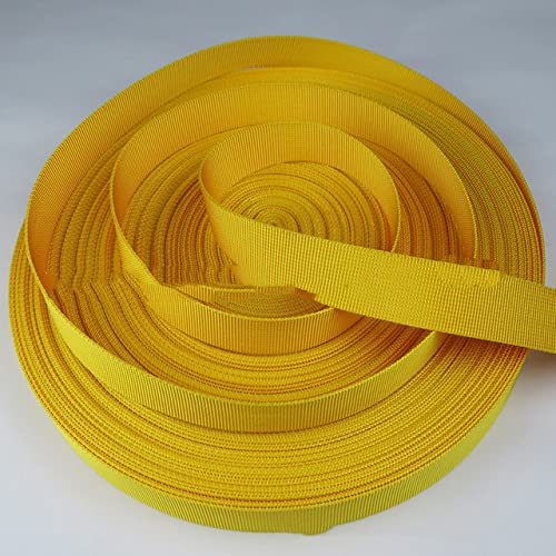 Nylon band, effen, 5 meter, 20/25/32/38/50 mm en 1 dikte voor