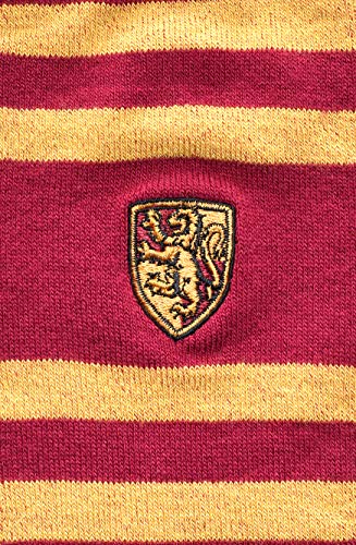Harry Potter Gryffindor Striped Juniors/Ladies Over the Knee Socks with Embroidered Crest4