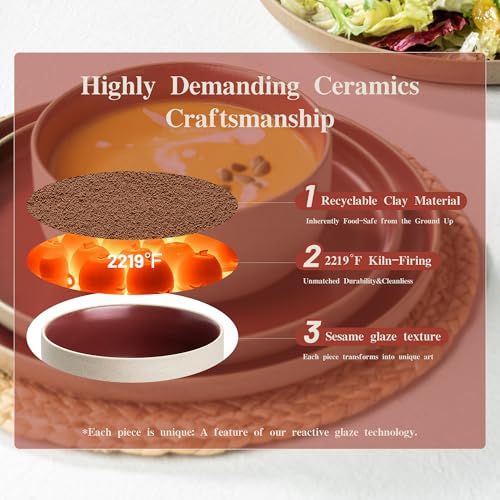 12-Piece Handmade Dinnerware Set for 4 - 30% Off