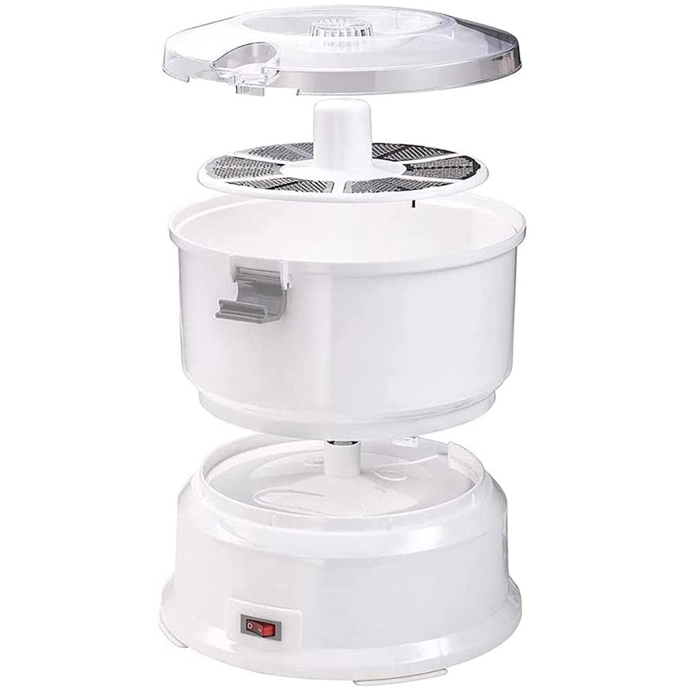 Máquina peladora de Patatas eléctrica, máquina peladora de Patatas Multifuncional Segura peladora giratoria mecánica, máquina peladora de un botón