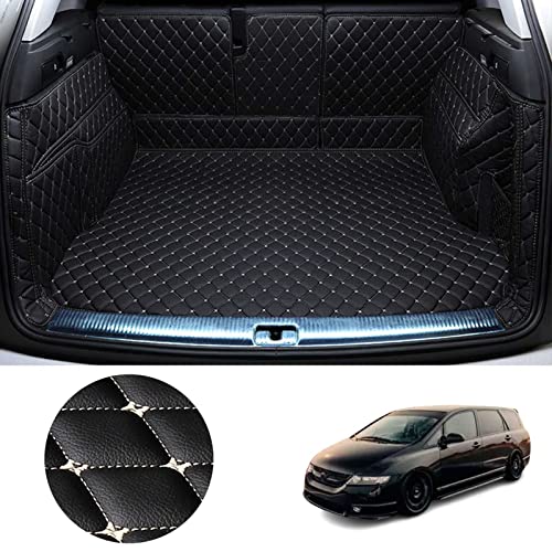 カスタム 車のトランクマット ラゲッジマット ホンダ オデッセイ RB3 RB4 2008~2013(3列目シートを折りたたんだ状態) に適用 車種専用設計ラゲージトレイ 防水 耐摩擦性 耐候性 耐汚れ ずれ防止 トランクカバー