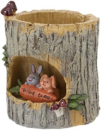 Segreto Cute Animal Plants Pots Planter for Small Sedum Succulent Plants Desk Garden Room Pot Decor,Rabbit