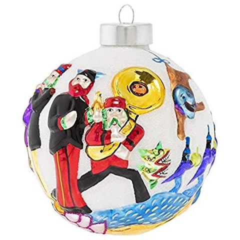 kat + annie Yellow Submarine Scene Round Ornament, Multi Cover