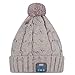 Produktbild August EPA30  Bluetooth Mütze mit Bommel Winter Beanie mit Bluetooth Stereo Kopfhörer, Mikrofon, Freisprechen und integriertem Akku  für Damen, Herren, Kinder (Unisex, Einheitsgröße) - Farbe: Grau
