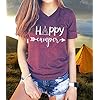 Camping-Tee-Shirts-Women-Happy-Camper-Cute-Letter-Print-T-Shirt-Summer-Funny-Short-Sleeve-Tee-Tops Camping Tee Shirts Women Happy Camper Cute Letter Print T-Shirt Summer Funny Short Sleeve Tee Tops Red