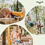 FATMOOSE Spielturm Klettergerüst TikaTaka Town XXL mit Schaukel & grüner Rutsche, Outdoor Kinder Kletterturm mit Sandkasten Leiter & Spiel-Zubehör für den Garten - 4
