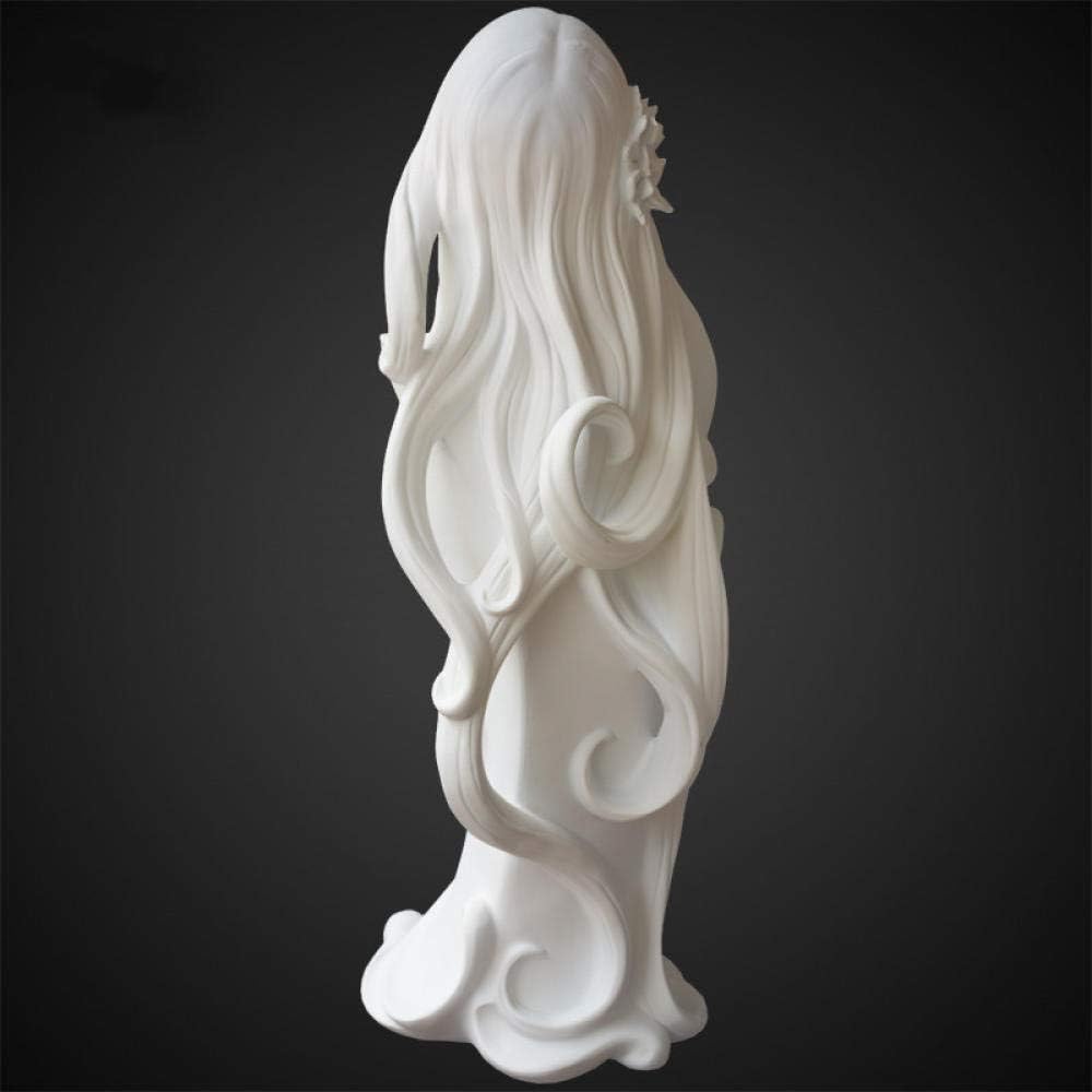 Sculpture Bust Handmade Sculptures Woman Plaster Portrait Sculpture Character Statue Decoration Ornaments