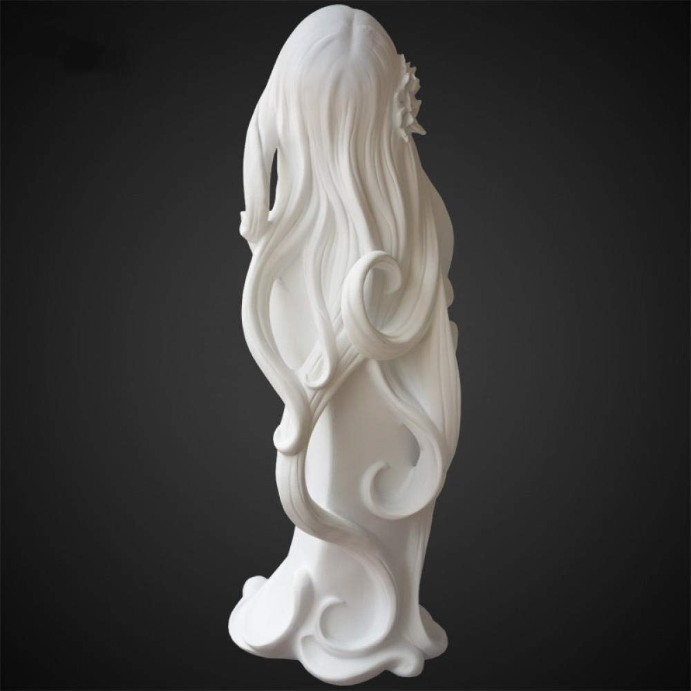 Amazon.co.jp: フィギュア彫刻 女性石膏肖像画彫刻キャラクター像家の