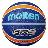 Molten BGR Farbiger Basketball Blau Blau/Orange Größe 7