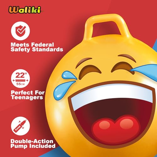 WALIKI Hopper Ball for Teenagers | Hippity Hop | Jumping Hopping Ball | Bouncy Ball Field Day (22"/55CM) - Image 5
