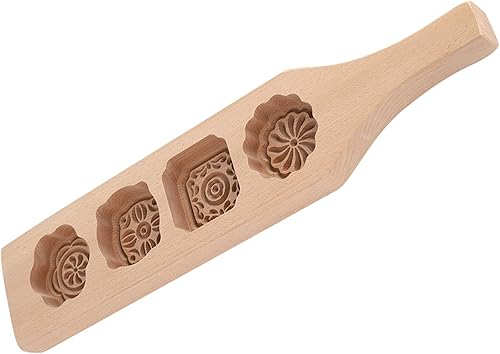 Miniatura 4 de Hornear madera de haya, pastelería, pastel de frijoles mung, pastel de luna para hornear Molde para molde de piel de hielo para moldes de brioche