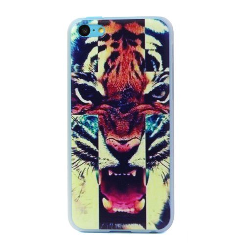 TPT New Arrival many kinds of Tiger Roar Quote Case Back Cover for many cell phone (iPhone5C)