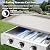 MELLCOM 3 Burner 30000 BTU Outdoor Gas Griddle with Lid (Side Shelf), Portable Flat Top Griddle 28 Inch Heavy- Duty Cast lron Grill, Bottle Rack & Grease Pan for Camping, Picnic, Patio