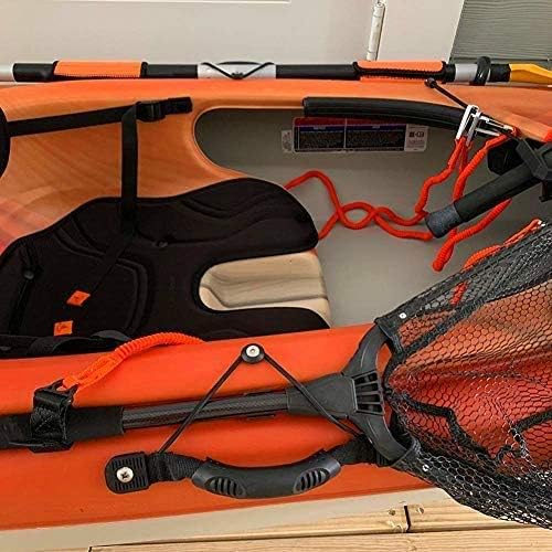 Miniatura 7 de MOPHOEXII Asas de transporte para kayak, canoa y barco, asas de transporte con tornillos para kayak oceánico, emoción, kayaks, equipaje