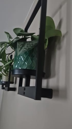 Bamworld Scaffale per Piante da Finestra - Mensola da Parete in Legno a 5 Livelli per Interni Boho - Supporto per Fiori e Piante Multiple da Davanzale
