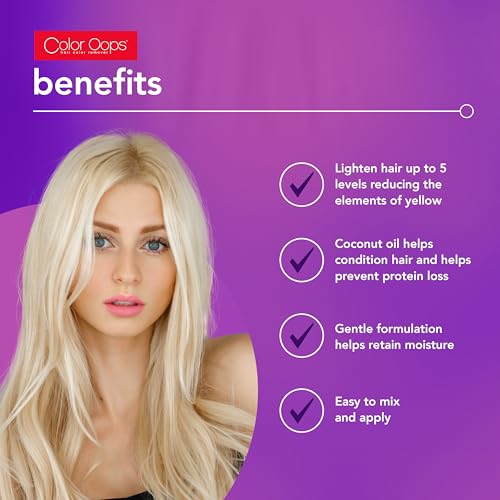 Color Oops Hi-Lift Bleach | Lifts 3-5 Levels | Nourishing & Moisturizing Formula - Image 5