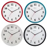 Relógio de parede quartz vermelho pantone 711