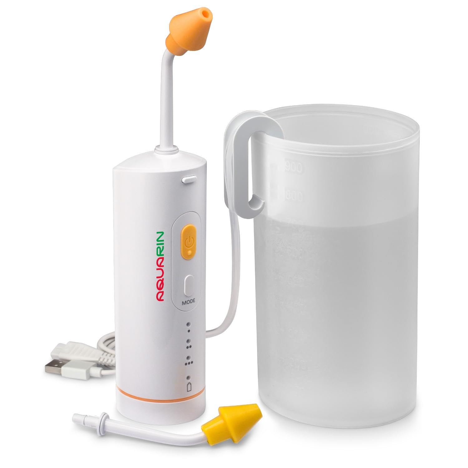 Irygator AQUARIN, do płukania nosa, pojemnik 900 ml, 2 nasadki, LD-N1