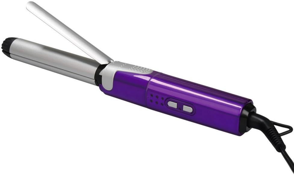 BERTA Professional Hair Straightener and Hair Curler 2 in 1 Curl & Straight Hair Flat Iron, Purple