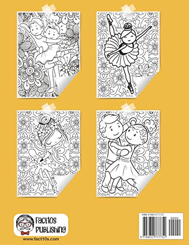 Ballet Dancer Coloring Book: Ballet dancer Coloring Book, Ballet Coloring Book For Kids Ages 4-8
