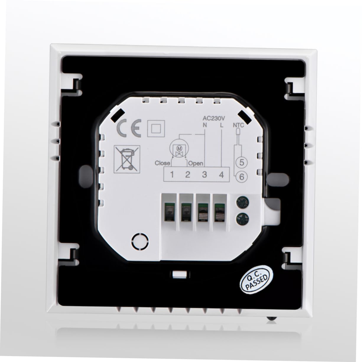 Termostato Digitale Programmabile per Caldaia Gas Design Elegante con Schermo LCD Retroilluminato Settimanale e Programmazioni Facile Uso con Touch e Massimo Comfort