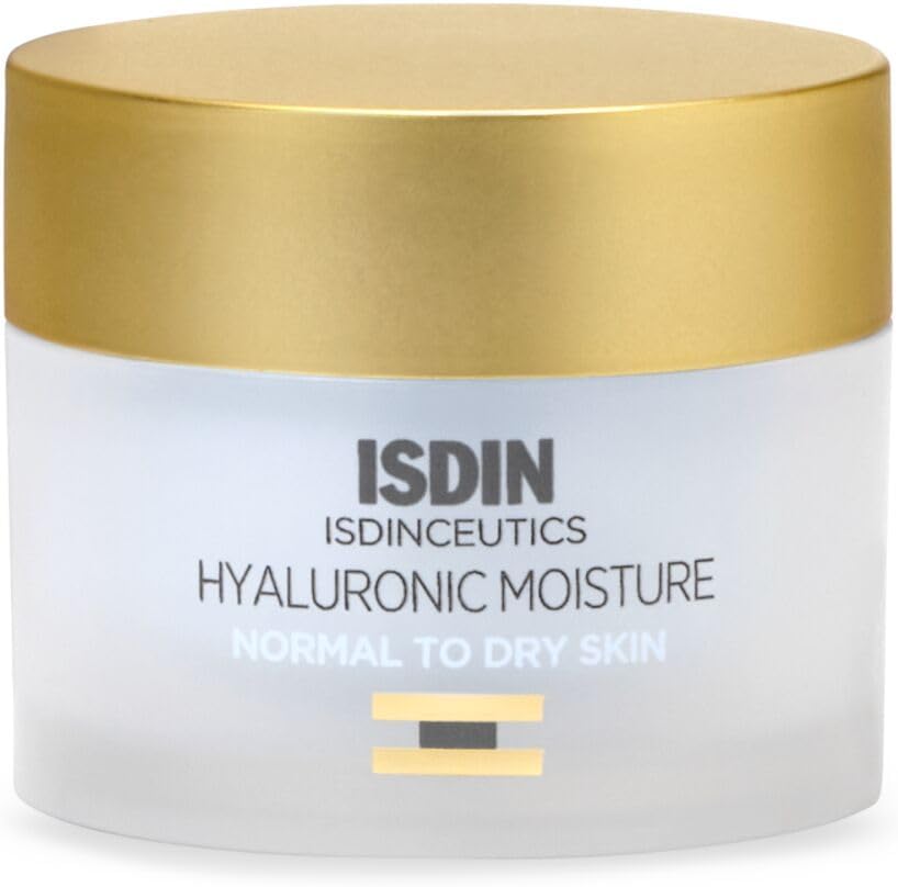 Isdinceutics Hyaluronic Moisture Normal to Dry Skin Daily Face Moisturizer with Acid 1.76 Oz