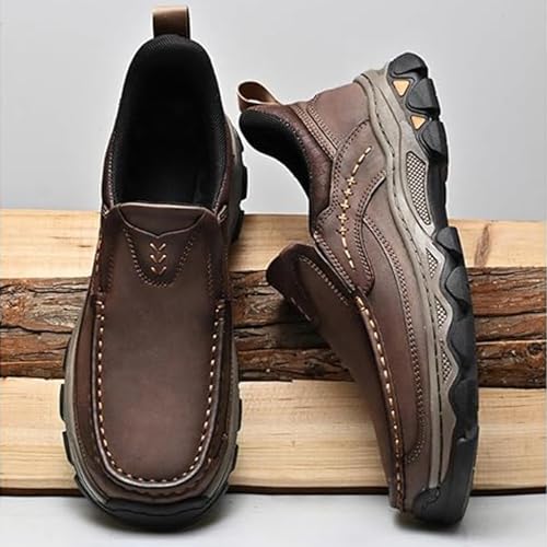 Enjerr Orthopedic Shoes Men, Outdoor Hands-Free Slip-On Waterproof Orthopedic Shoes3