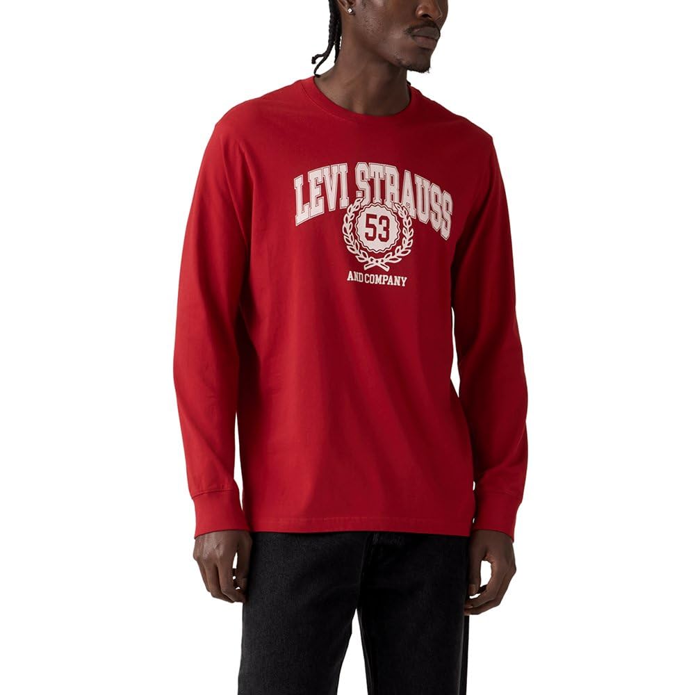 Men's Relaxed Graphic Long Sleeve T-Shirt
