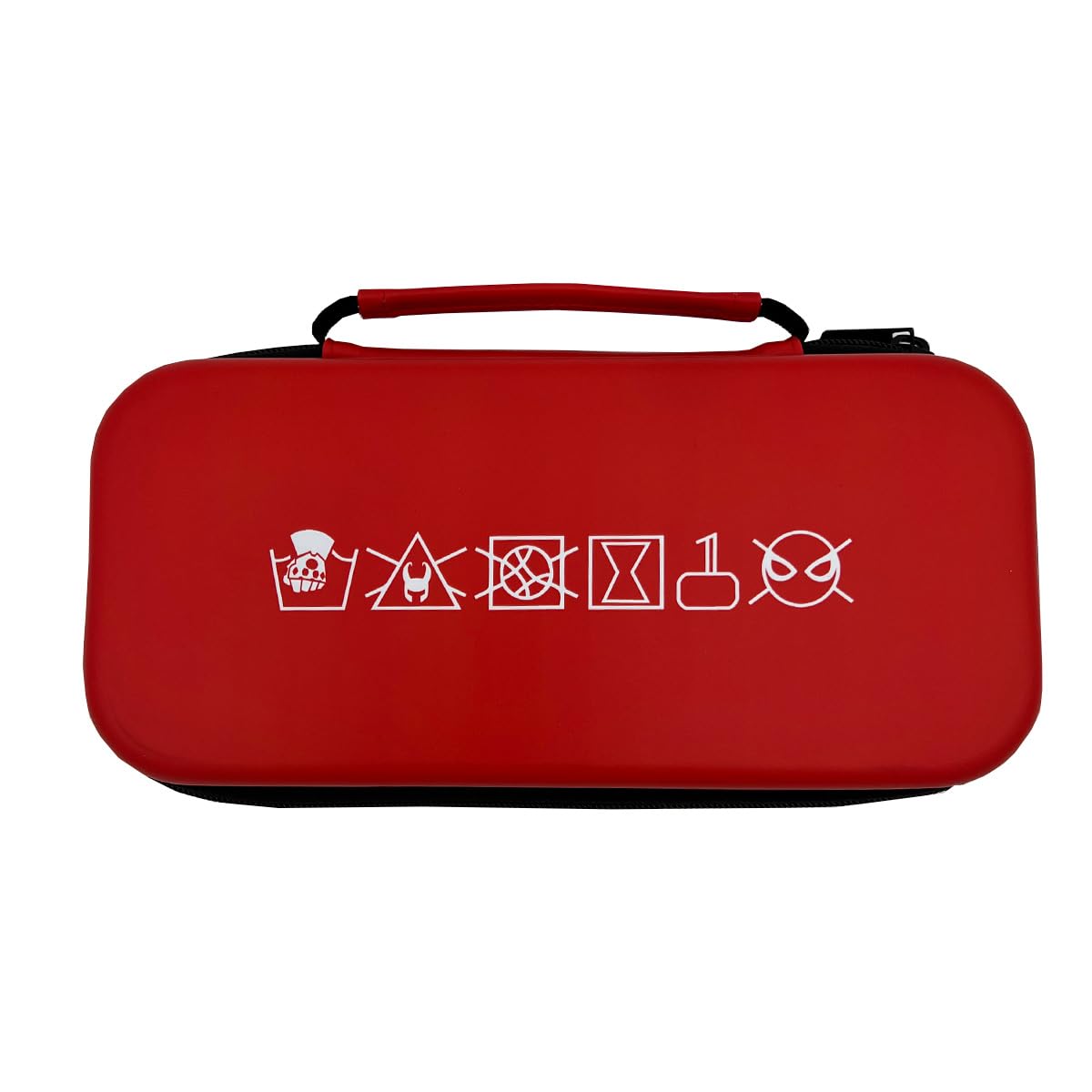 WONDEE Pochette Switch, Housse pour Nintendo Switch, Switch OLED et Switch Lite Marvel et Capacité de Stockage pour 10 Jeux - Sacoche Coque de Protection et Transport pour Nintendo Switch
