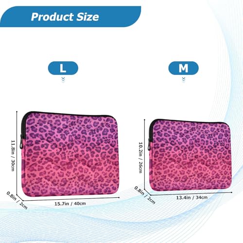Funda para portátil ALAZA Leopard rosa 13-14 pulgadas miniatura 3