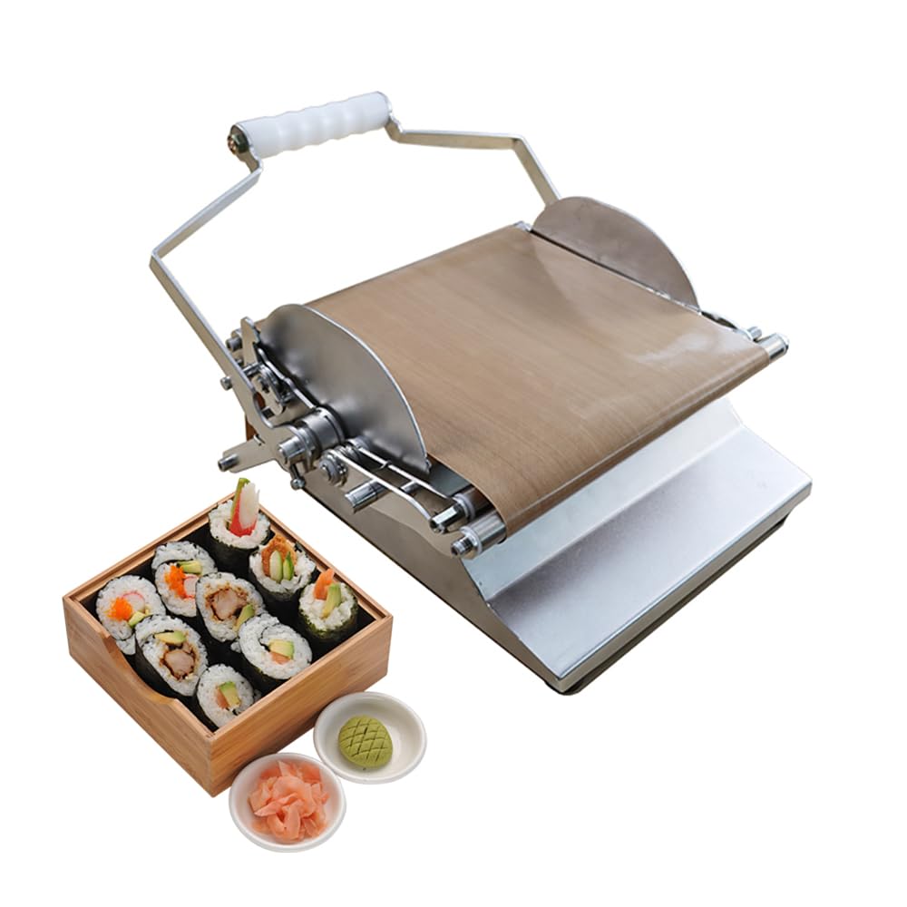 Komercyjna okrągła maszyna do sushi, zestaw form do sushi ze stali nierdzewnej, 3 rozmiary, do restauracji