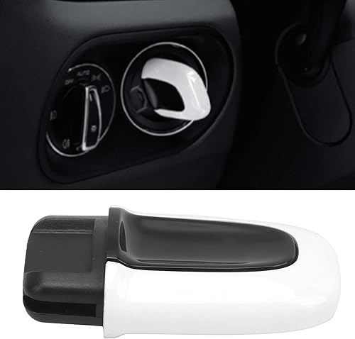 Miniatura 2 de Aramox Cubierta del interruptor de encendido, carcasa decorativa para Porsche CayenneMacanPanamérica (blanco perla)