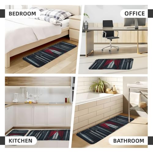 Cómodos tapetes de pie con diseño acolchado superior y base protectora para el hogar 7