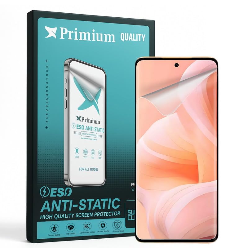 OTAO Matte Hydrogel Screen Protector – Anti-Scratch, Smooth finish Touch (Not Tempered Glass) Pack-1 (Moto Edge 40 5G /Edge 40 Neo Matte)