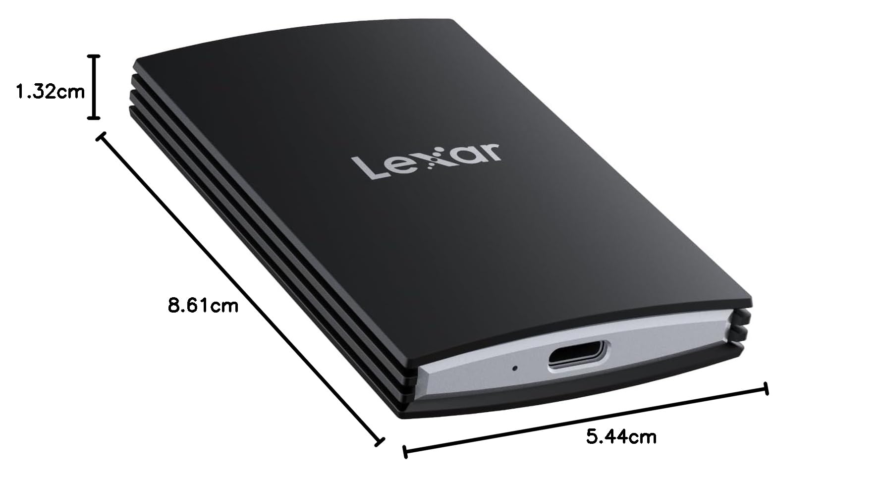 LEXAR AR700 Portable SSD 2TB | 2000 MB/s Lesegeschwindigkeit mit IP66-Bewertung und 256-Bit-AES-Verschlüsselung für PC, Mac und iPhone 15