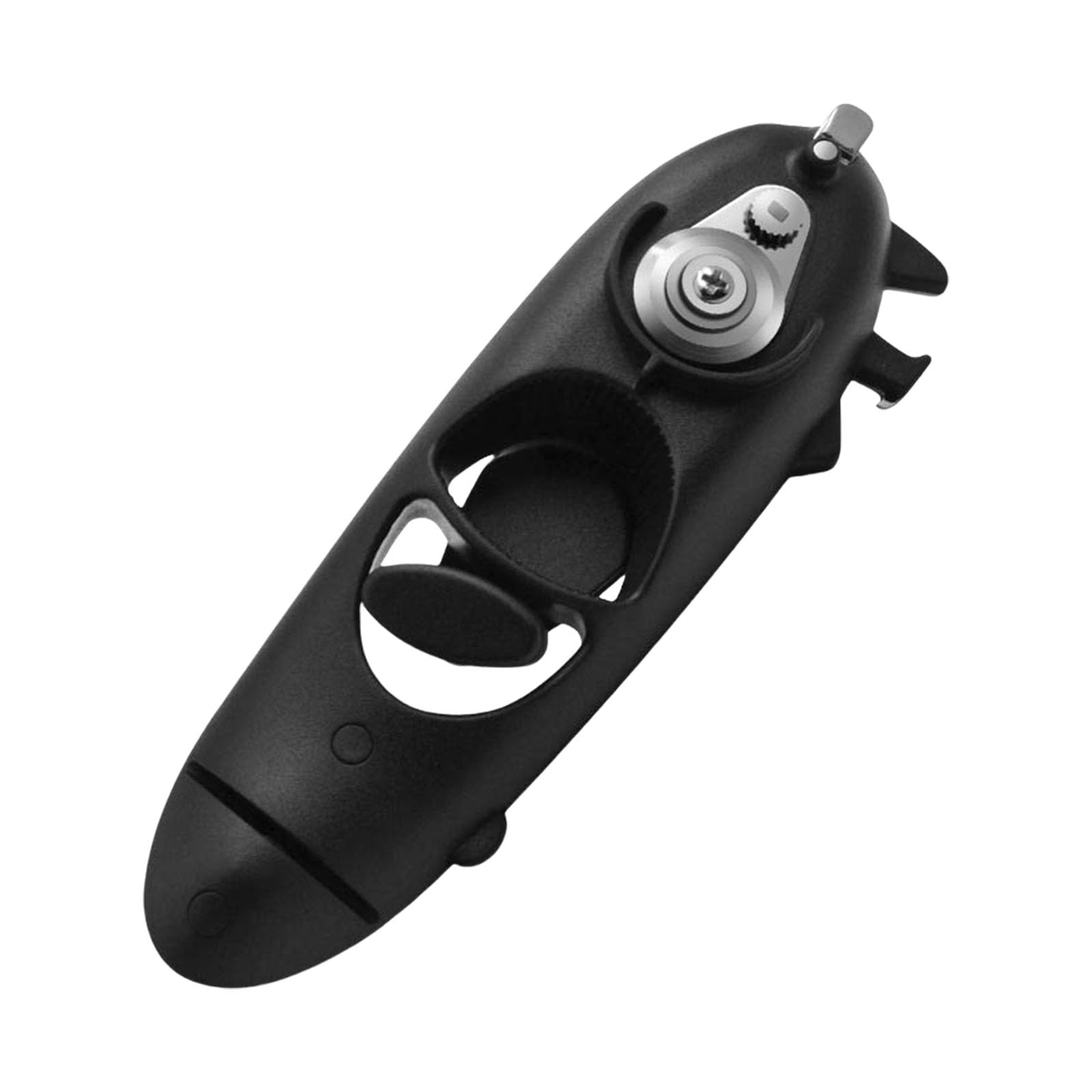 TFAOYS Professional Can Opener Ergonomic Rotating Handle Bottle Pull-Rings Lid Lifter Removal Cutting Tool with Safe Cutting Can Opener for Home