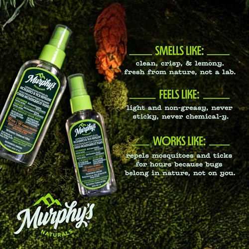 Murphy's Outdoors Mosquito & Tick Bug Repellent Spray, Oil of Lemon Eucalyptus for Skin and Outdoor Gear, 118mL Pump, 2-Pack image 6