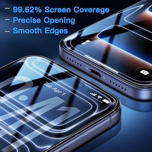 Image of Uyiton Compatible with iPhone 17 Pro Screen Protector (Anti-Blue Light)