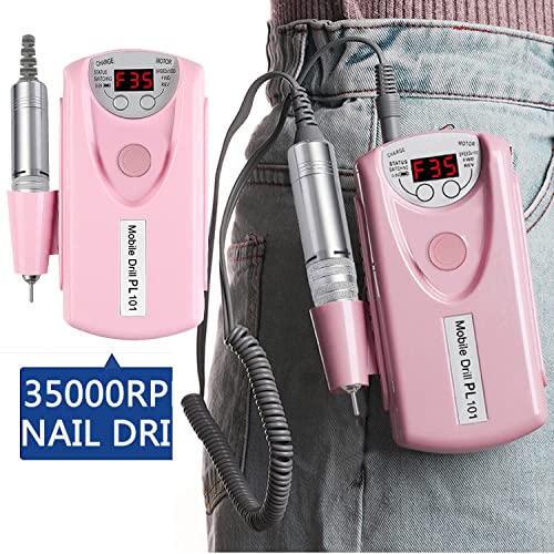 Kit eléctrico profesional para manicura y pedicura recargable miniatura 5