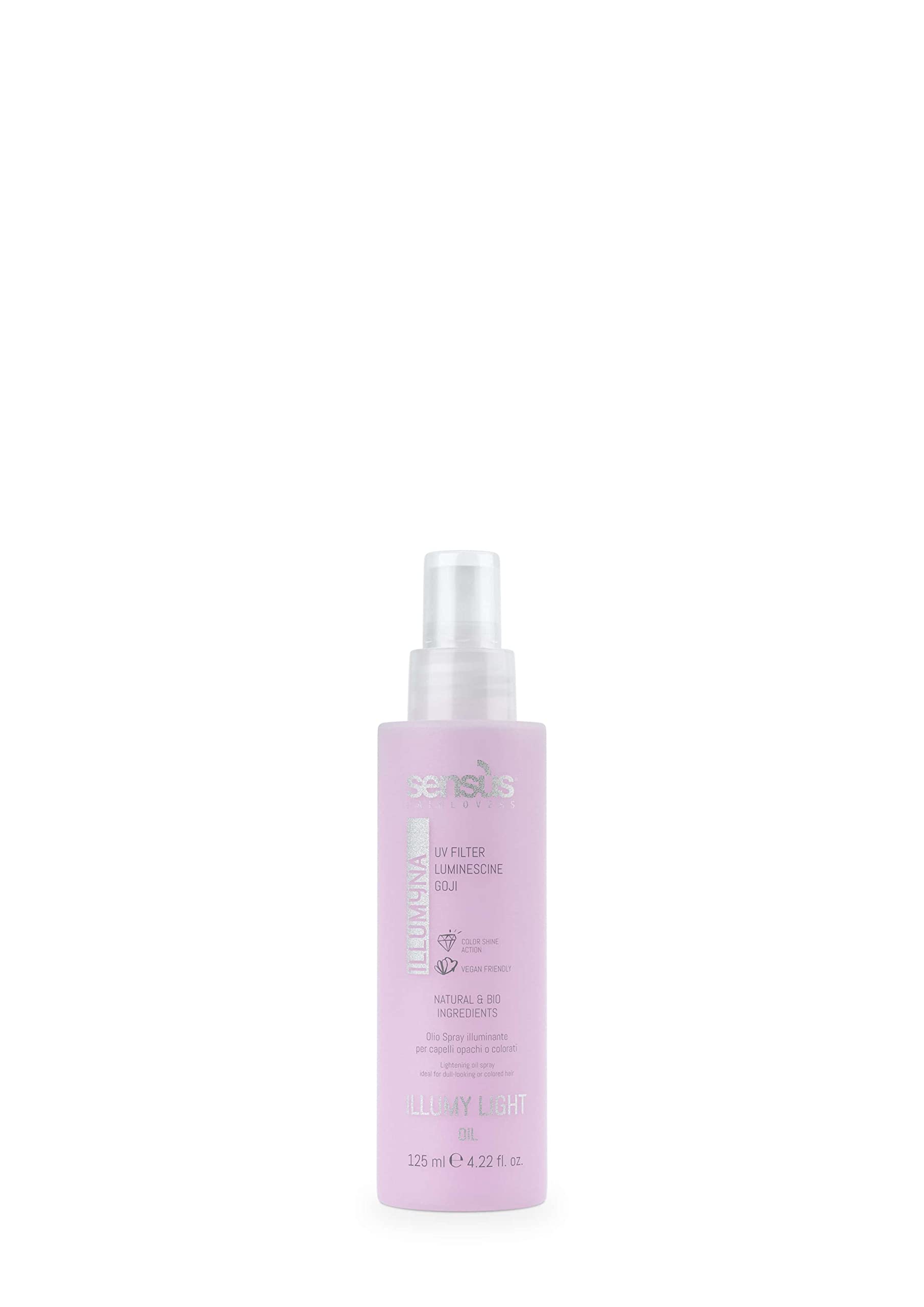STYLING TREATMENT TO SHINE AND PROTECT - Illumy Light Oil - Lightening Spray Ideal for Dull-looking or Colored Hair.