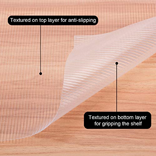 Anoak Shelf Liner Liner, Non Adhesive Drawer Liner, Washable 12