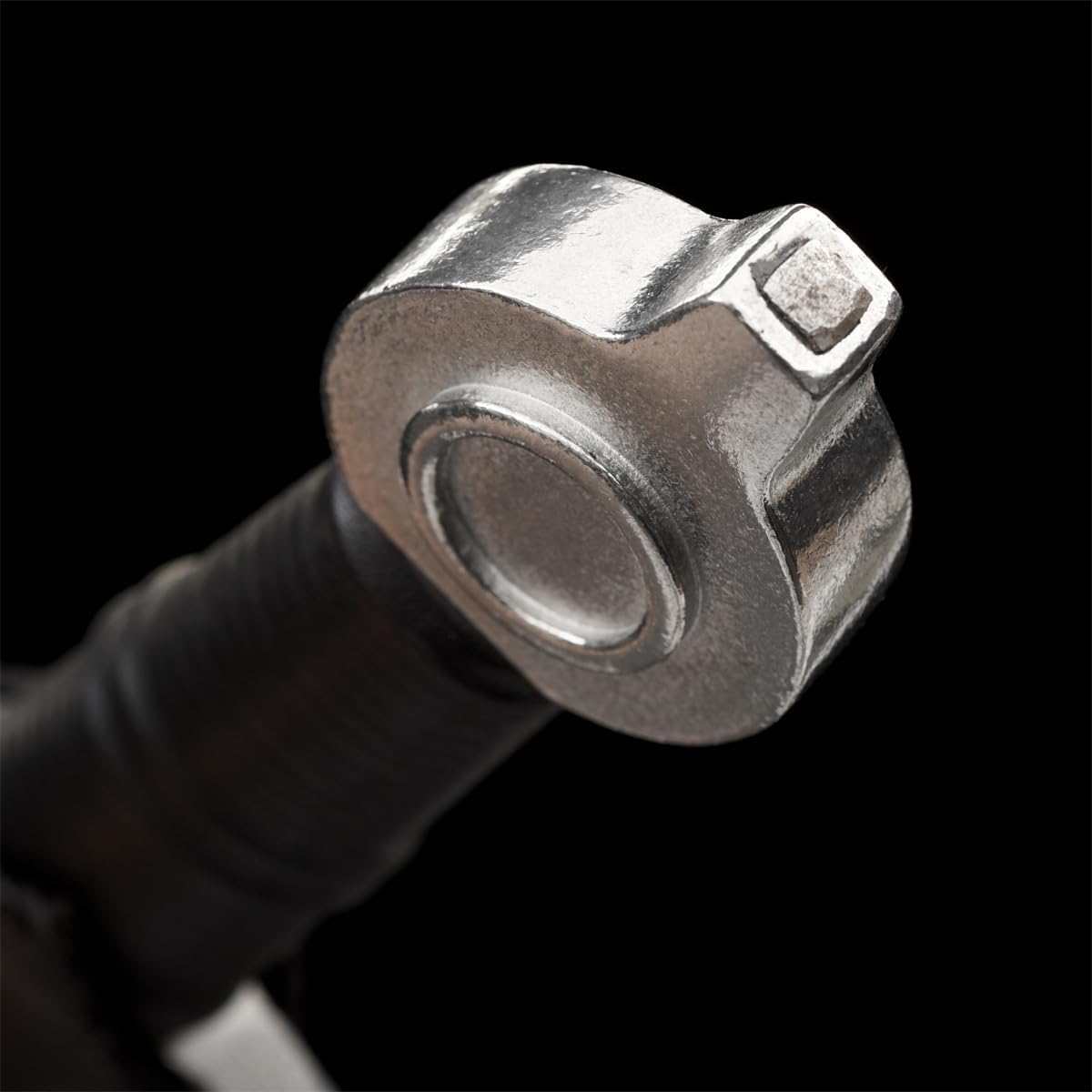 36inch Handmade Medieval Knight Real Viking Arming Sword Riveted Single-Handed Full Tang Hand and A Half with Black Scabbard/Sheath - Image 4