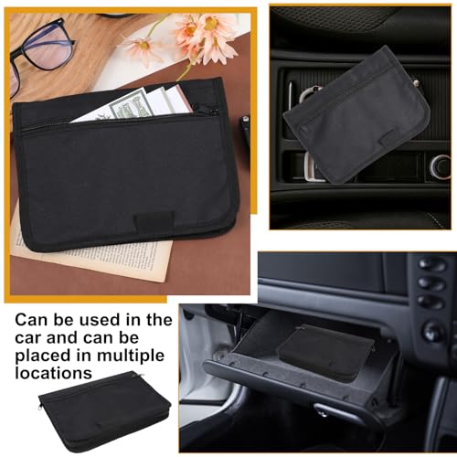 Organizador de Guantera Plegable Negro miniatura 7