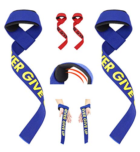 Evisen Gym Agarraderas Straps Correas de Levantamiento de Gimnasio con Acolchado de...