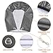 Leader Accessories Tire Covers (4 Pack) - Heavy Duty Waterproof Wheel Protectors for Truck, SUV, Jeep, Camper,Trailer, RV - Universal Fits 26.75-29 Inches Diameter, Gray
