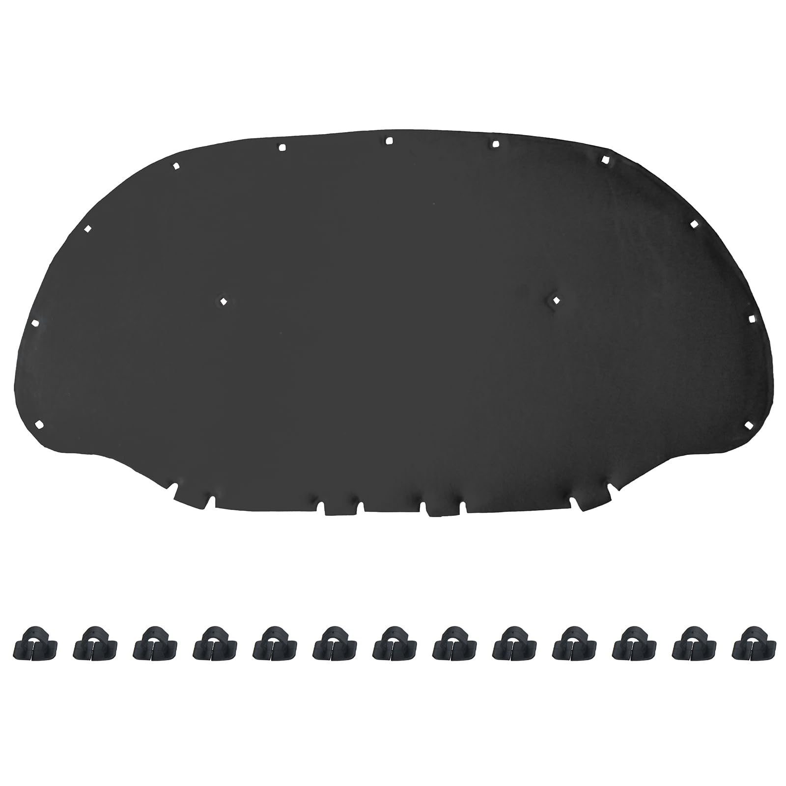 GEPCO Motorhaubendämmung Dämmmatte für Skoda Octavia III 5E 2012-2020 mit Clips